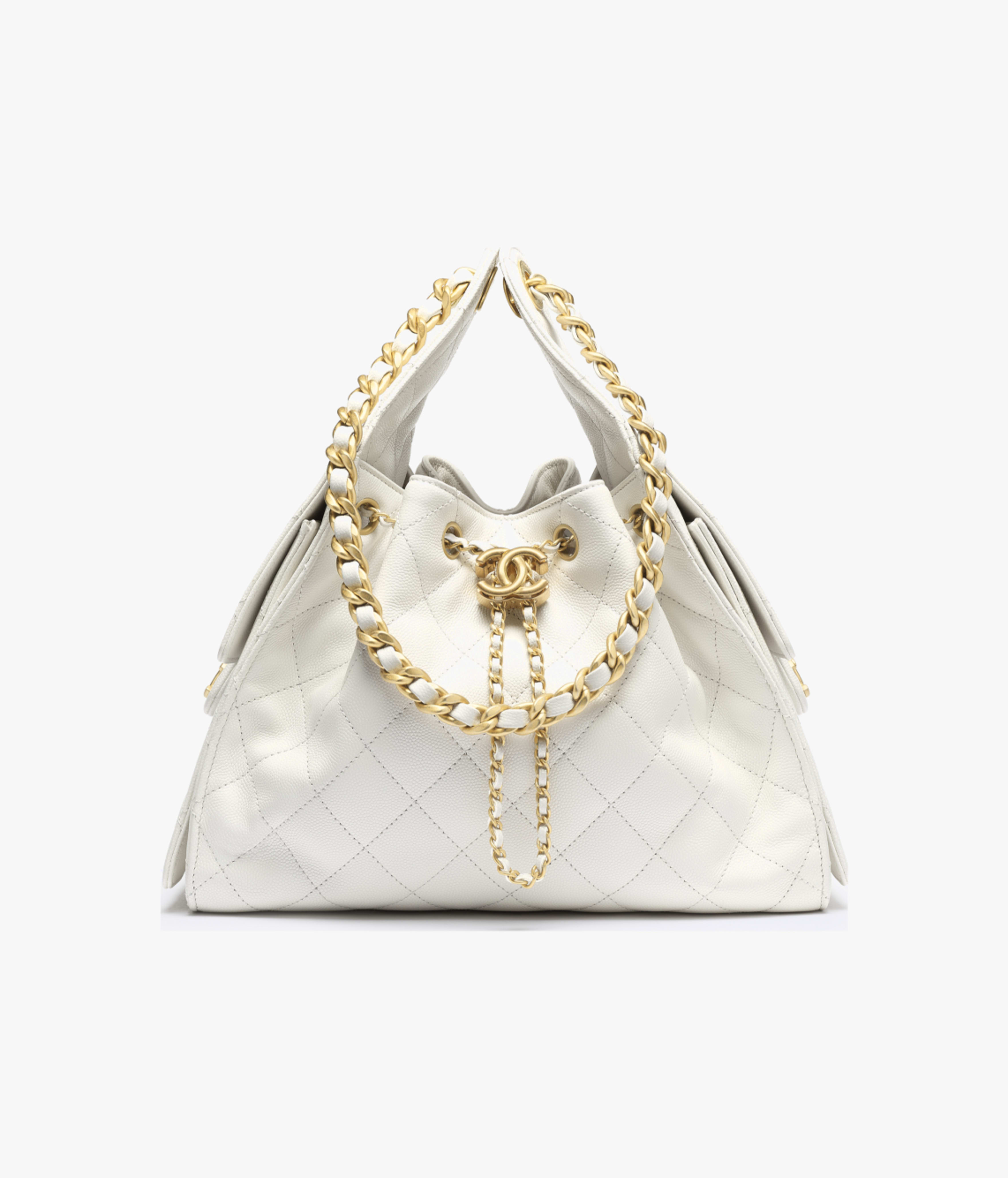 Borsa CHANEL 25 piccola - Borse hobo - Bianco